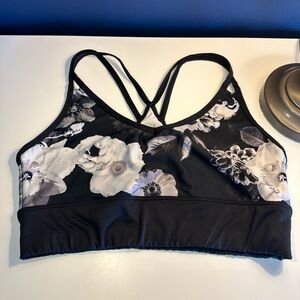 Floral Sports Bra - Size L